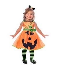 Costume bambina zucca