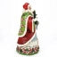 Babbo Natale con ghirlanda